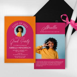Trendy and Modern Graduation Party Invitation