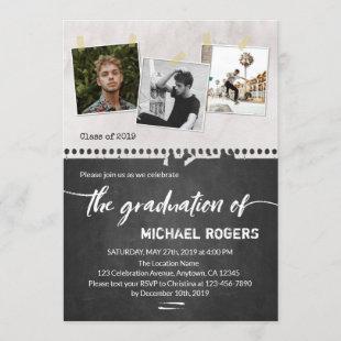 Trendy Grad Annoncement | Graduation Photo Invitation