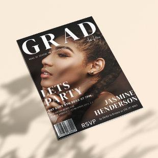 Trendy Magazine Cover | Graduation Party Invitation