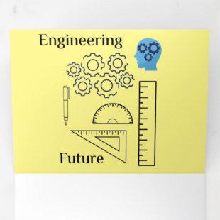 Trifold Letter Fold Invitation ( ENGINEERING )
