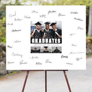 Triple Graduates Celebration | 4 Photo Graduation Foam Board