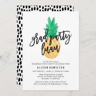 Tropical Luau | Graduation Party Invitation