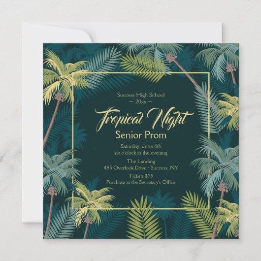 Tropical Palms Invitation