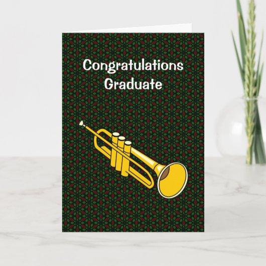 Trumpet Graduation Card