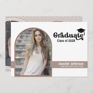 Unique Double sided Graduation Custom Photos Holiday Card