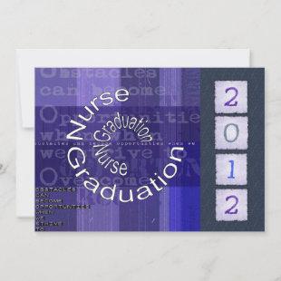 Unique Nurse Graduation Party Invitations 2012