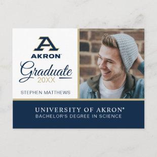 University of Akron | A Akron Announcement Postcard