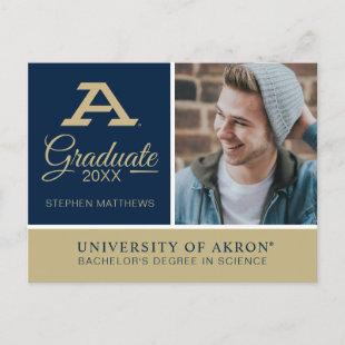 University of Akron | A Announcement Postcard