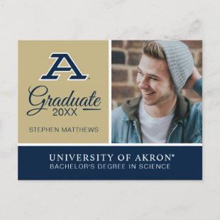 University of Akron | A Announcement Postcard