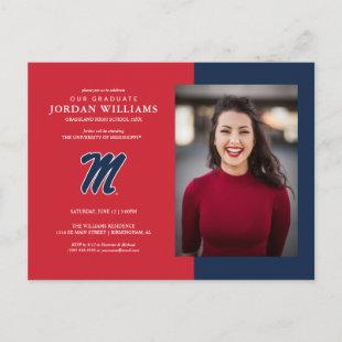 University of Mississippi | Script M Announcement Postcard