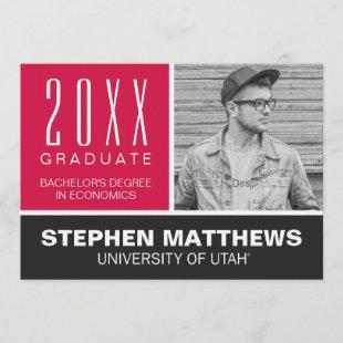 University of Utah Graduation Announcement