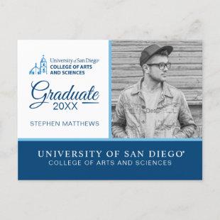 USD | College of Arts and Sciences | Graduation Announcement Postcard