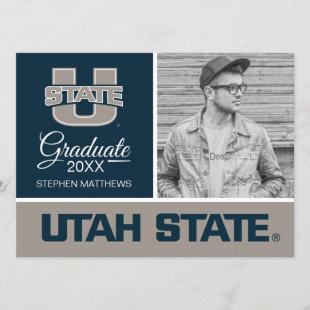 Utah State University Graduation Invitation
