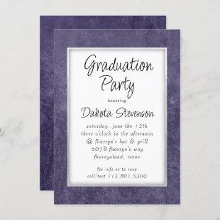 Velvet Grad | Amethyst Purple Watercolor Party Invitation