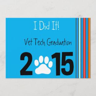 Vet Tech Graduation Invitations 2015