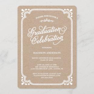 Vintage Country | Graduation Invitation