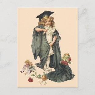 Vintage Graduation, Congratulations Graduates! Announcement Postcard