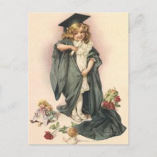 Vintage Graduation, Congratulations Graduates! Invitation Postcard