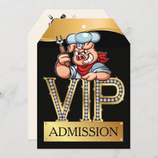 VIP Barbecue / Pig Pickin' Invitation