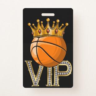 VIP Basketball BADGE
