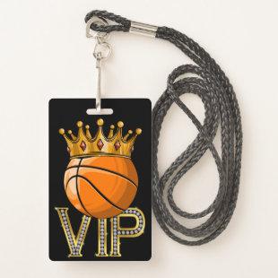 VIP Basketball Badge