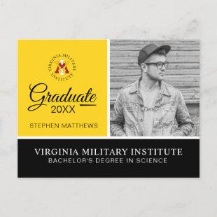 Virginia Military Institute | Graduation Announcement Postcard