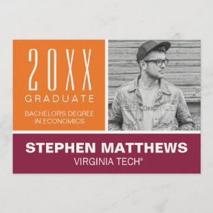 Virginia Tech Graduation Announcement