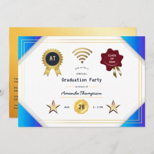 Virtual Graduation Party Invitation
