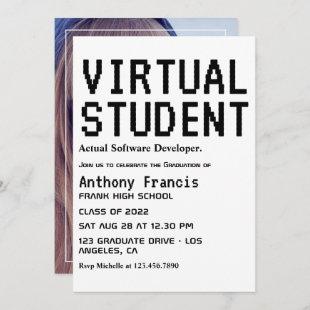Virtual Student Graduate Party Photo Invitation