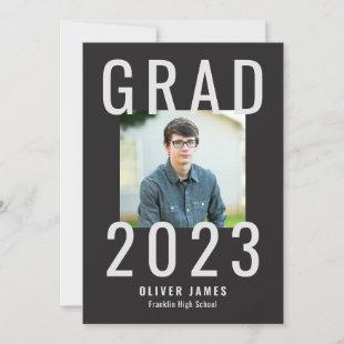 Vivid Year Editable Color Graduation Invitation