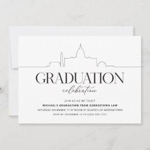 Washington DC Graduation Party Invitation