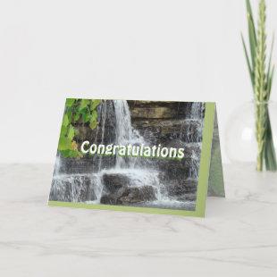 waterfall card - customize any occasion