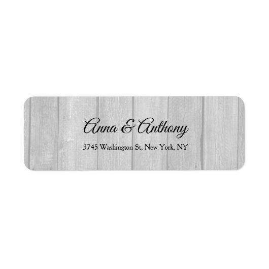 Wedding Grey Professional Creative Elegant Plain Label