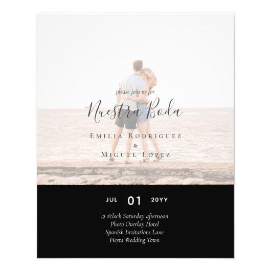 Wedding Invitation with Photo Overlay Flyer