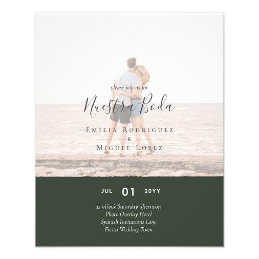 Wedding Invitation with Photo Overlay Flyer
