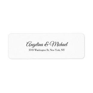 Wedding Professional Classical Elegant Handwriting Label
