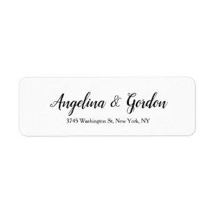 Wedding Professional Elegant Handwriting Classical Label
