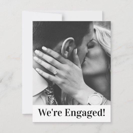 We're Engaged Announcement Personalize