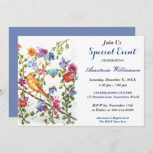 WHIMSICAL OUTDOOR PARTY EVENT INVITE
