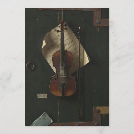 William Harnett The Old Violin Invitation