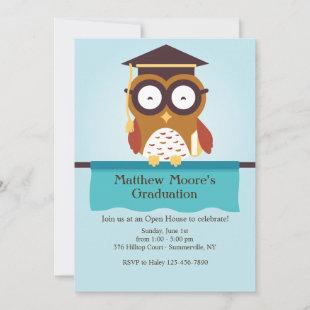 Wise Owl Graduation Invitation