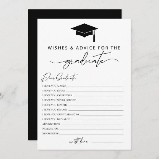 Wishes and Advice for the Graduate Card
