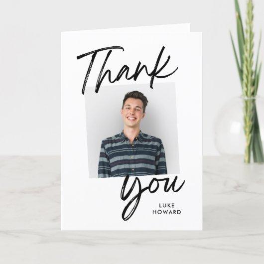 Witty Confidence Editable Color Thank You Card