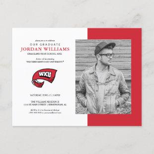 WKU Western Kentucky Graduation Announcement Postcard