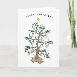 X-But Tree Holiday Card
