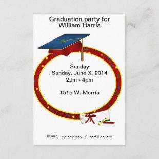 Young Child Graduation Party Invitation