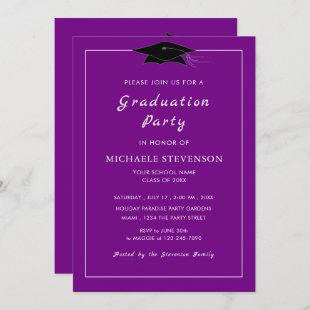 Your Colors Graduation Invitation - Choose Font