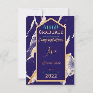 You've Made It Graduation Flat Announcement Card